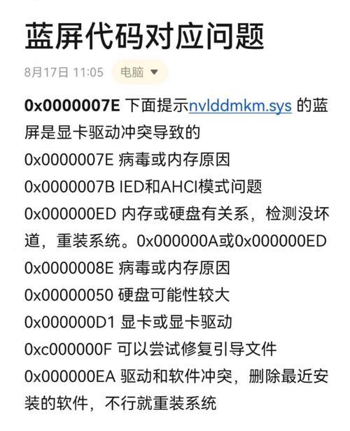 电脑蓝屏不断重启的原因与解决方法（深入探究电脑蓝屏故障背后的秘密，帮助您解决常见的重启问题）
